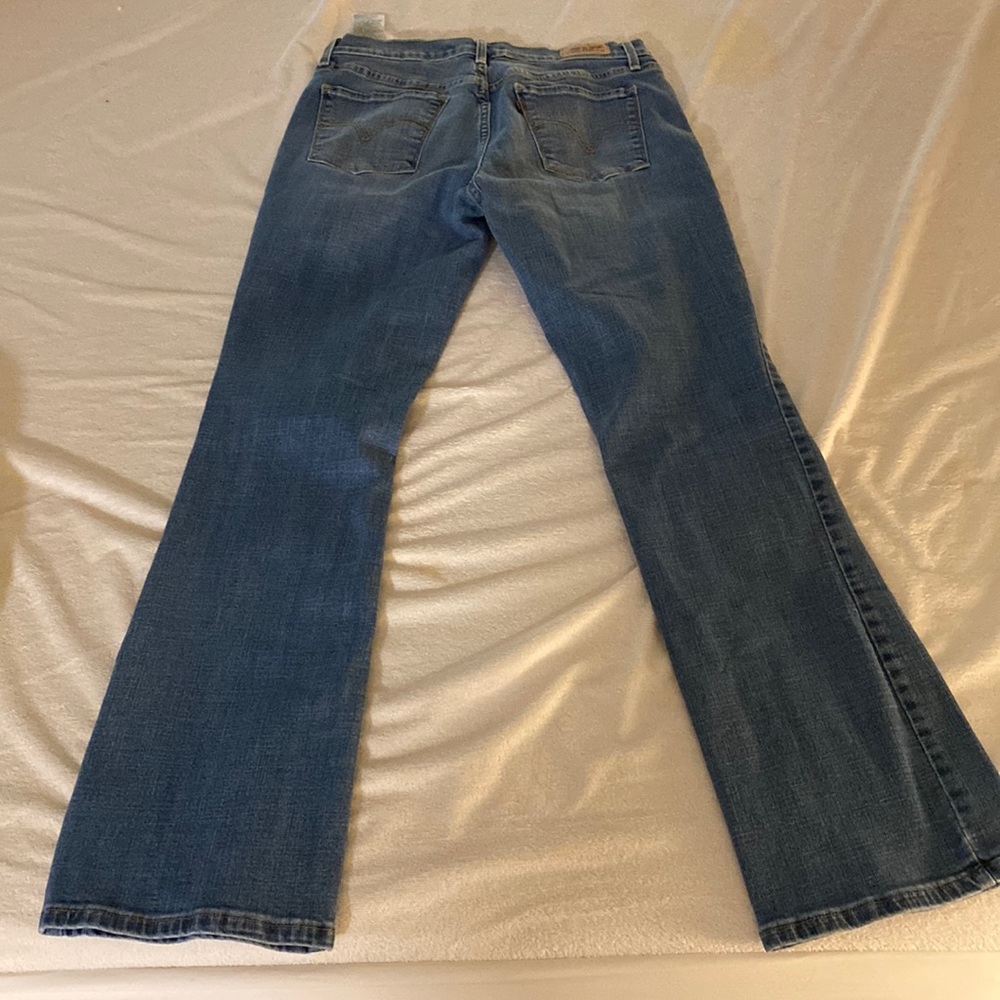Levi’s stretch denim flare jeans